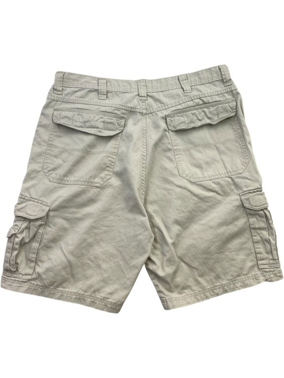 WRANGLER CARGO SHORTS UTILITY BEIGE MEN PRE OWNED XL