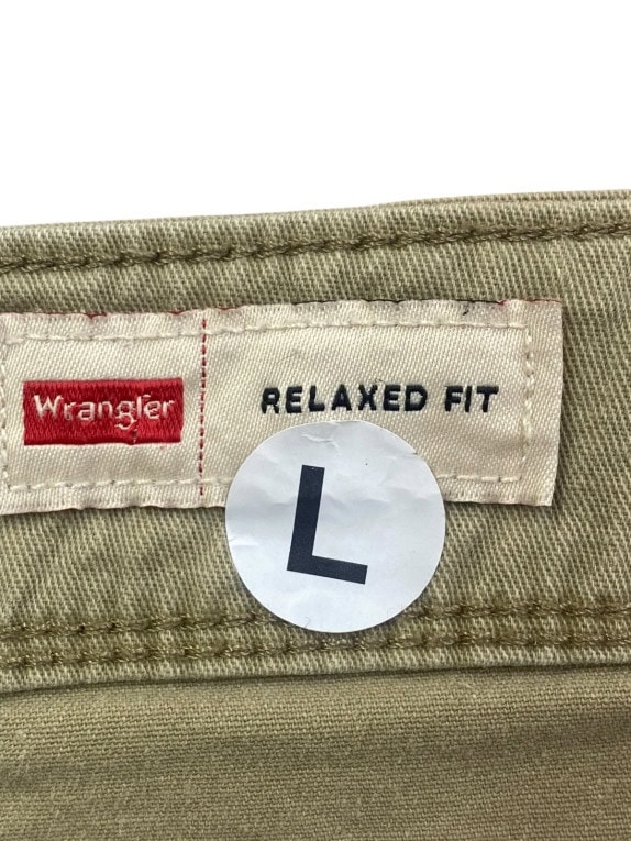 WRANGLER CARGO SHORTS UTILITY OLIVE MEN PRE OWNED L