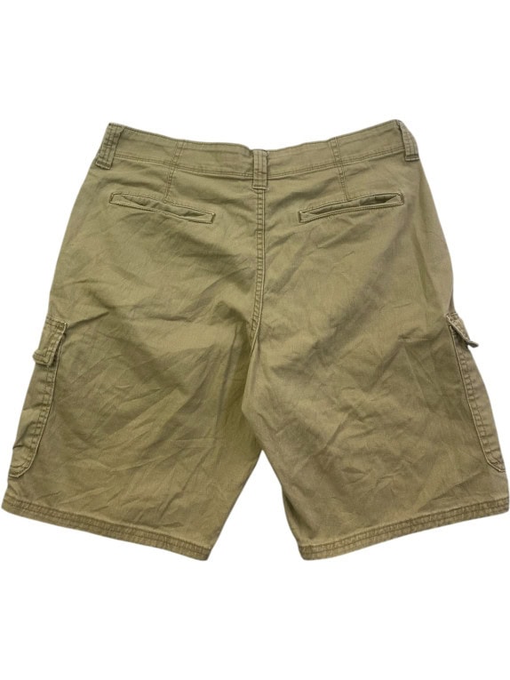 WRANGLER CARGO SHORTS UTILITY OLIVE MEN PRE OWNED L