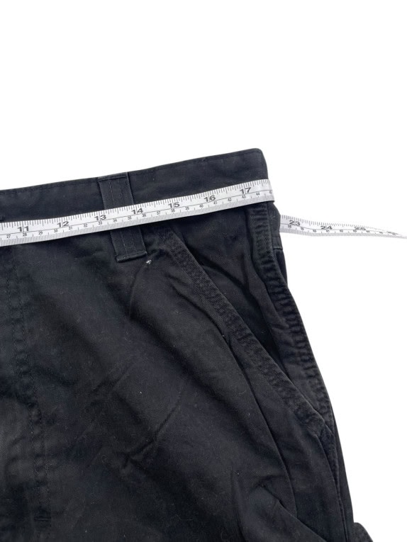 WRANGLER CARGO SHORTS WORKWEAR BLACK MEN PRE OWNED L