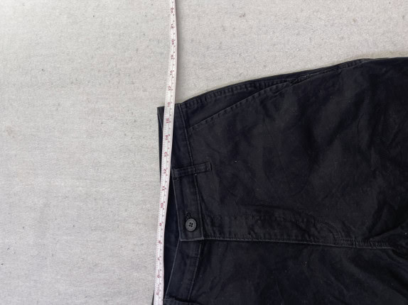 WRANGLER ΒΕΡΜΟΥΔΑ CHINO ΜΑΥΡΟ ΑΝΤΡΙΚΟ PRE OWNED M