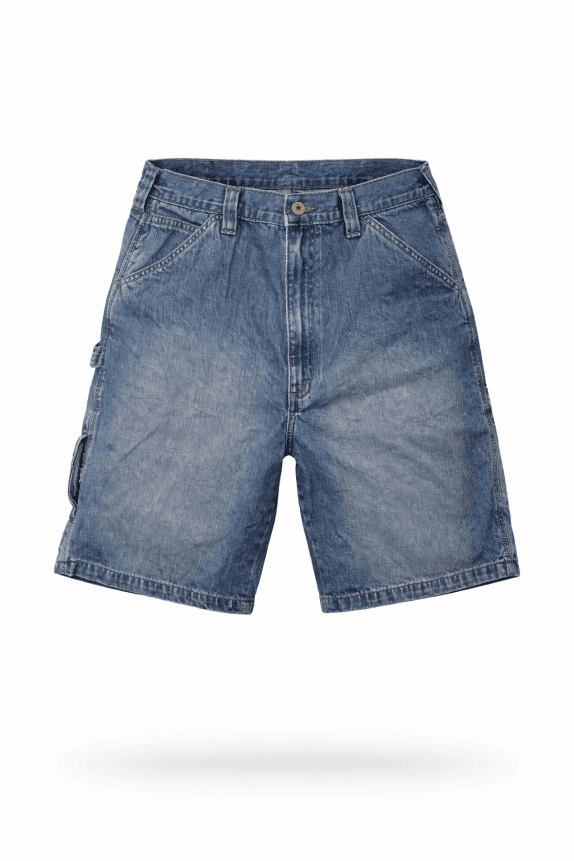 WRANGLER SHORTS IN DENIM CLASSICO BLU UOMO PRE OWNED L