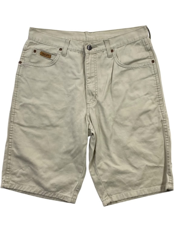 WRANGLER ΒΕΡΜΟΥΔΑ VINTAGE ΔΕΡΜΑΤΙΝΟ LOGO BEIGE ΑΝΔΡΙΚΟ M