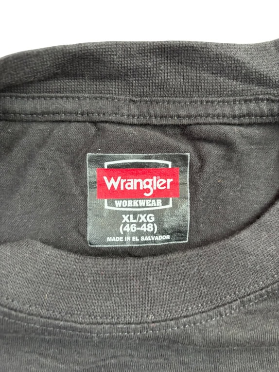 WRANGLER WORKWEAR T-SHIRT ΜΕ ΤΣΕΠΗ ΜΑΥΡΟ UNISEX XL