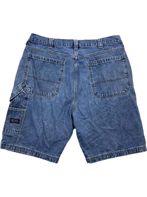 WRG JEAN CO. CARPENTER DENIM SHORTS BLUE UNISEX L