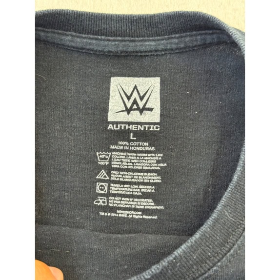 WWE T SHIRT GRAPHIC ΜΑΥΡΟ ΑΝΤΡΙΚΟ PRE OWNED L
