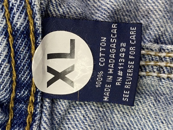 XL JEANS BERMUDA CARGO ΜΠΛΕ ΑΝΤΡΙΚΟ PRE OWNED XL