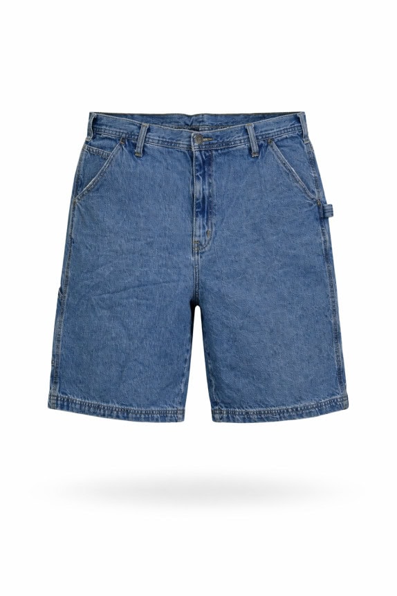 XL JEANS BERMUDA CARGO ΜΠΛΕ ΑΝΤΡΙΚΟ PRE OWNED XL