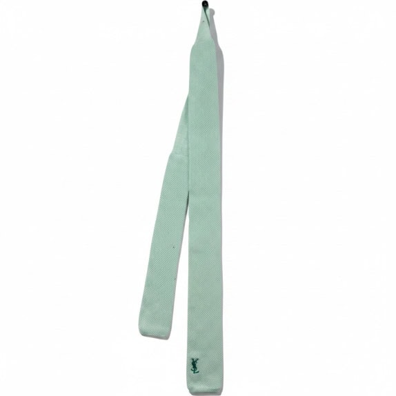 YVES SAINT LAURENT KNITTED TIE MINIMAL MINT MENS PRE OWNED