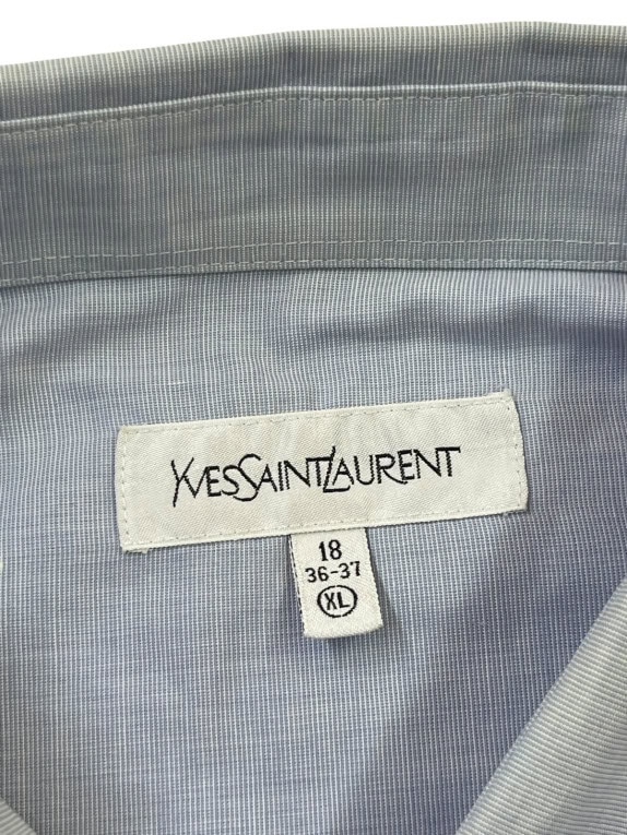 YVES SAINT LAURENT ΠΟΥΚΑΜΙΣΟ ΚΛΑΣΙΚΟ ΓΑΛΑΖΙΟ ΑΝΤΡΙΚΟ PRE OWNED XL