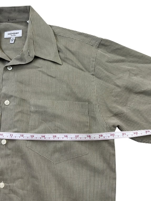 YVES SAINT LAURENT ΠΟΥΚΑΜΙΣΟ ΚΛΑΣΙΚΟ ΧΑΚΙ ΑΝΤΡΙΚΟ PRE OWNED M