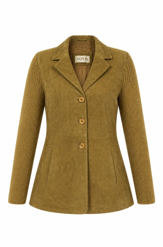 ZAFFERS VINTAGE JACKET RETRO BROWN WOMEN PRE OWNED XS