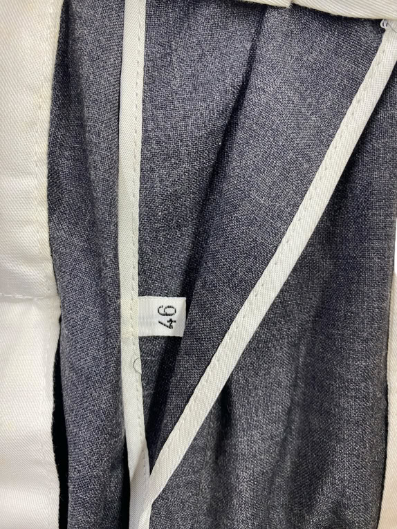 Zanella Παντελόνι Υφασμάτινο Tailored VINTAGE Logo Γκρι Ανδρικό 48 (S)
