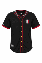 10X JERSEY GRAPHIC NERO UOMO PRE OWNED L