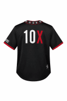 10X JERSEY GRAPHIC NERO UOMO PRE OWNED L