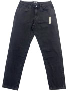 157. JEANS CASUAL WASHED BLACK MENS L