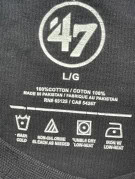 47 GRAPHIC TEE STREETWEAR NERO UOMO PRE OWNED L