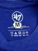 47 T-shirt NEW YORK GIANTS logo blu UNISEX M usata