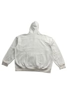 4F Felpa con cappuccio zip casual con stampa bianca da uomo XXL