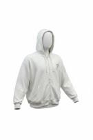 4F Zip Hoodie Logo Λευκό Unisex XXL