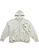 4F Zip Hoodie Logo Λευκό Unisex XXL