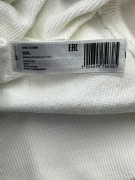 4F Zip Hoodie Logo Λευκό Unisex XXL