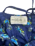 Abercrombie & Fitch Vestito floreale estivo blu da donna S