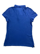 Abercrombie & Fitch Polo casual con logo blu da uomo L
