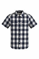 ABERCROMBIE AND FITCH ΠΟΥΚΑΜΙΣΟ CHECKED ΝΑΥΤΙΚΟ ΜΠΛΕ ΑΝΤΡΙΚΟ PRE OWNED M