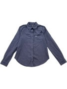 ABERCROMBIE FITCH ΠΟΥΚΑΜΙΣΟ MINIMAL ΣΚΟΥΡΟ ΜΠΛΕ ΓΥΝΑΙΚΕΙΟ PRE OWNED XS
