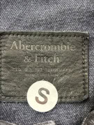 ABERCROMBIE FITCH ΤΖΙΝ ΜΠΟΥΦΑΝ WASHED ΞΕΘΩΡΙΑΣΜΕΝΟ ΜΑΥΡΟ ΑΝΤΡΙΚΟ PRE OWNED S