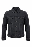 ABERCROMBIE FITCH ΤΖΙΝ ΜΠΟΥΦΑΝ WASHED ΞΕΘΩΡΙΑΣΜΕΝΟ ΜΑΥΡΟ ΑΝΤΡΙΚΟ PRE OWNED S