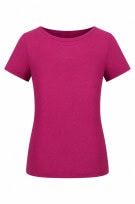 ABERCROMBIE GRAPHIC T SHIRT FUCHSIA WOMEN PRE OWNED S