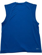 ADIDAS SLEEVELESS TOP ATHLETIC BLUE MENS PRE OWNED L
