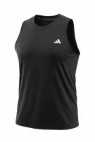 ADIDAS Sleeveless Training Top AEROREADY Logo Black Men's 2XL