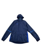 ADIDAS giacca antivento con logo blu da uomo M