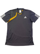 ADIDAS ATHLETIC TEE BLACK MEN PRE OWNED M