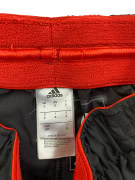 ADIDAS pantaloncini sportivi Performance con zip neri/rossi da uomo S