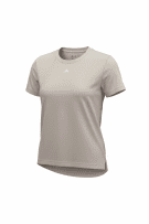 ADIDAS PERFORMANCE TRAINING T-SHIRT LOGO BEIGE PINK WOMEN M