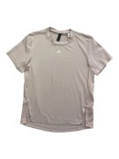 ADIDAS PERFORMANCE TRAINING T-SHIRT LOGO BEIGE PINK WOMEN M