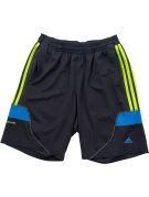 ADIDAS ATHLETIC SHORTS SPORTSWEAR BLACK MENS PRE OWNED L