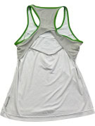 ADIDAS ATHLETIC TOP GRAPHIC WHITE GREEN WOMEN PRE OWNED S