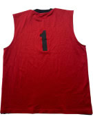 ADIDAS BASKETBALL JERSEY SPORTSWEAR ΚΟΚΚΙΝΟ ΑΝΤΡΙΚΟ PRE OWNED L