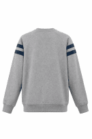 Y2K ADIDAS FELPA CREWNECK MINIMAL GRIGIO UOMO PRE OWNED M