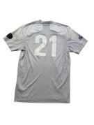 ADIDAS FC DALLAS FOOTBALL JERSEY SPORTSWEAR GREY MENS PRE OWNED M