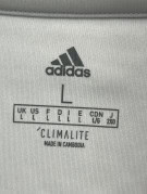 ADIDAS FOOTBALL JERSEY ATHLETIC BLACK WHITE MEN PRE OWNED L