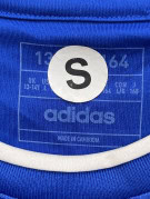 ADIDAS FOOTBALL JERSEY GRAPHIC BLUE MEN PRE OWNED S
