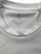 ADIDAS FOOTBALL JERSEY SPORTSWEAR WHITE MEN PRE OWNED M
