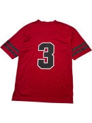 ADIDAS FOOTBALL JERSEY SPORTY RED MEN PRE OWNED M