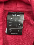 Adidas Hoodie Casual Logo Burgundy Women’s S